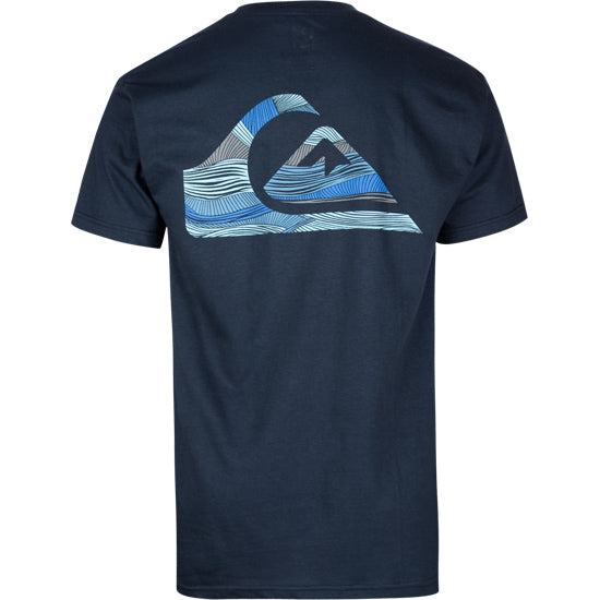 QUIKSILVER - LOGO STYLE - T-Shirt Homme - Bleu