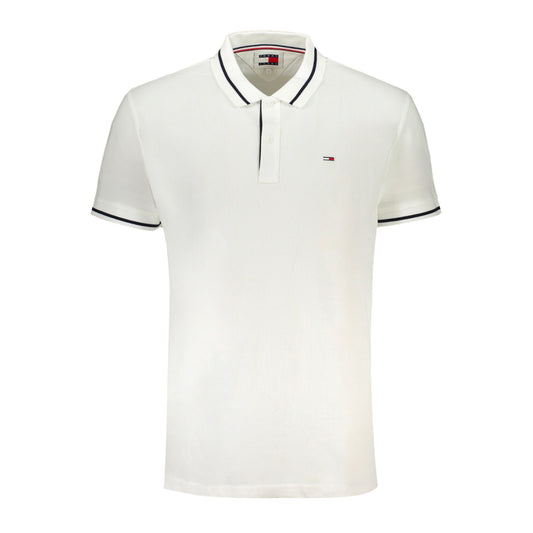 TOMMY HILFIGER - Polo manches courtes Homme - Blanc