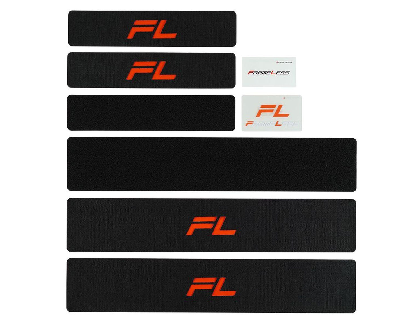 FRAMELESS Support de plaques sans cadre pour deux véhicules