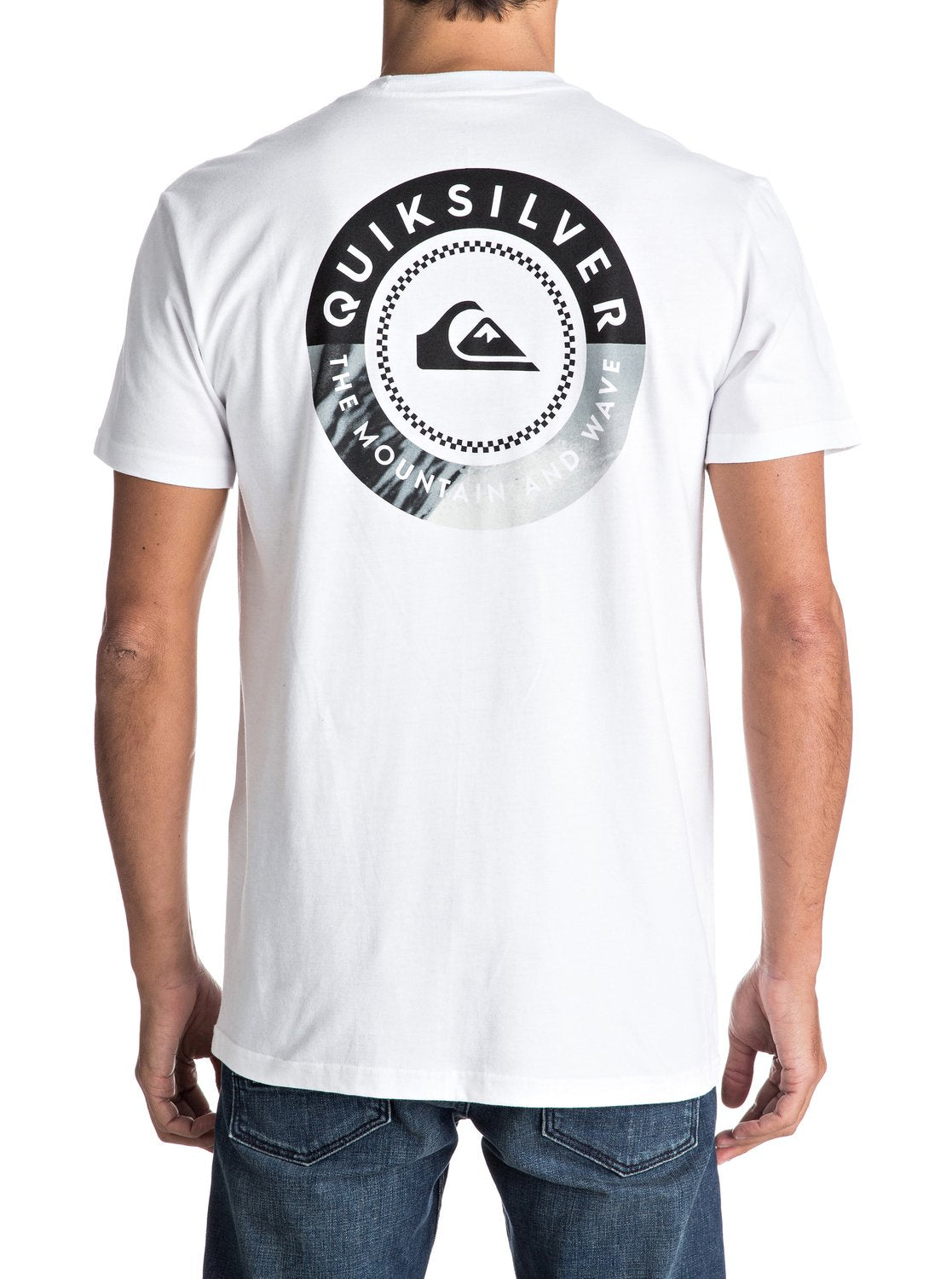 QUIKSILVER - FULL MOON - T-Shirt Homme - Blanc