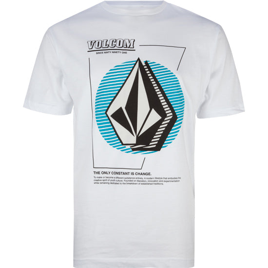 VOLCOM - DANGLER - T-Shirt Homme - Blanc